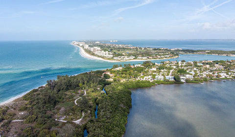 Sarasota Florida beach overview