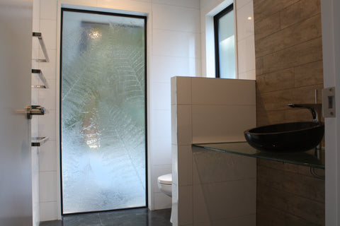 wall door bathroom glass from escape glass nz slumped and toughened