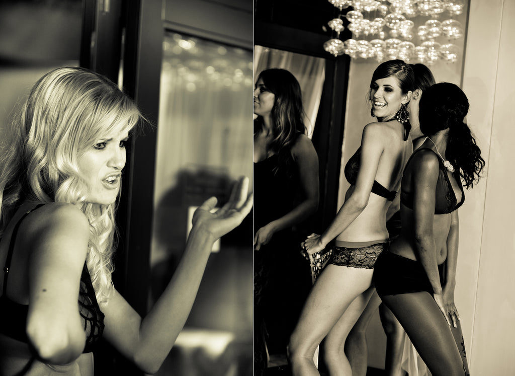 backstage fun lingerie show