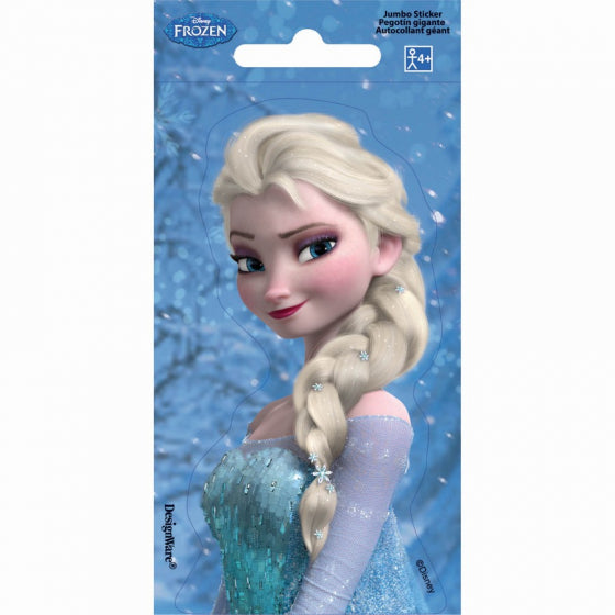 ga zo door Duwen Genealogie Disney Frozen Jumbo Elsa Sticker Favour - KF Party Couture