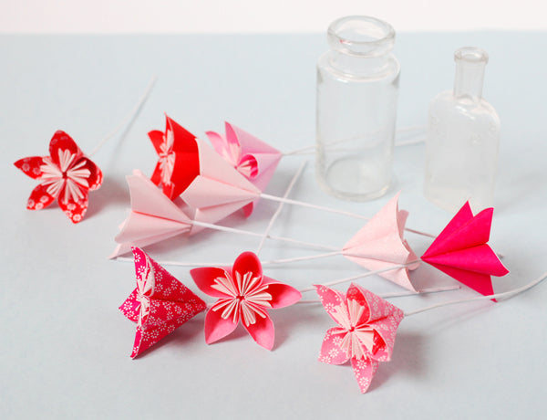 Fleurs en origami DIY - Adeline Klam