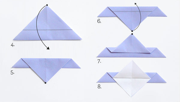 Une mésange en origami