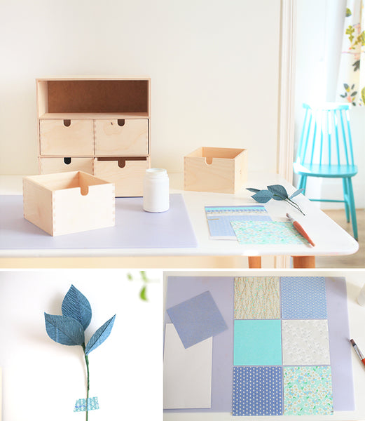 DIY : customiser un meuble avec du papier japonais