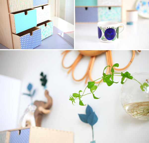 DIY : customiser un meuble avec du papier japonais