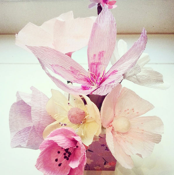 Vos fleurs en papiers sur Instagram