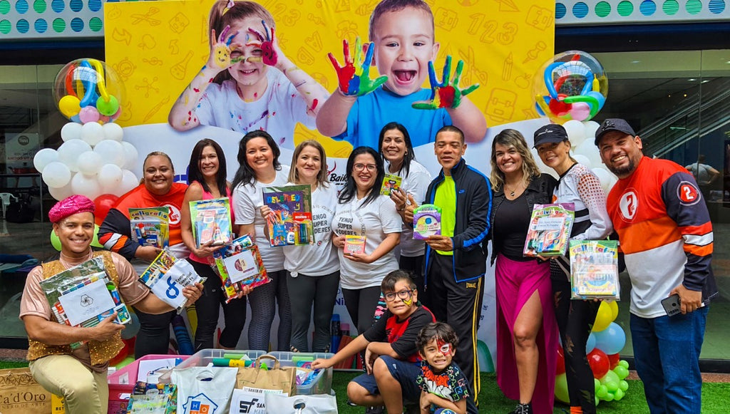 Bailoterapia a beneficio del Programa Educar para Sanar alcanza la meta recolectando útiles escolares para los niños