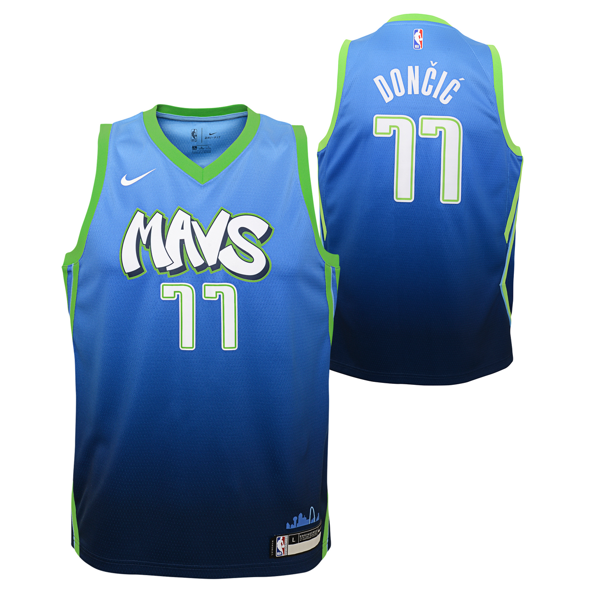 luka doncic swingman jersey city edition