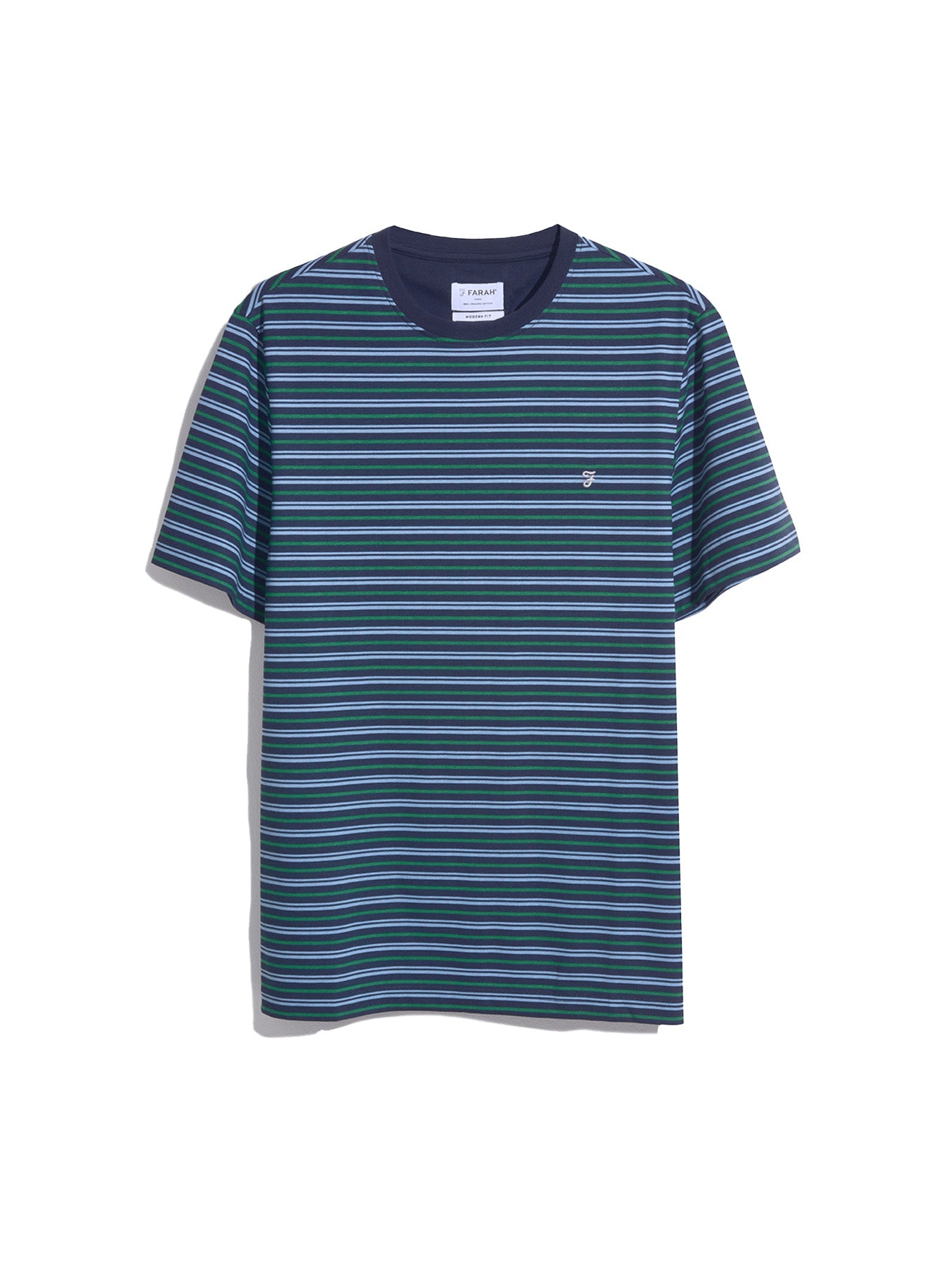 Cambridge Stripe T-Shirt In True Navy