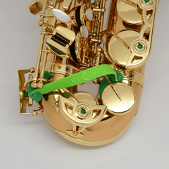 Key Leaves help leave open the closed pads of the saxophone so they don't stick and rot and malfunction when you try to play G sharp, low C sharp or low Eb.