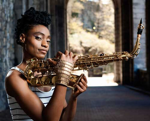 Lakecia Benjamin Uses Saxophone Key Leaves Key Props