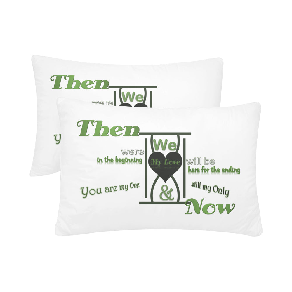 Love Letters Custom Pillow Cases Set Of 2 Then Now 2 Sizes