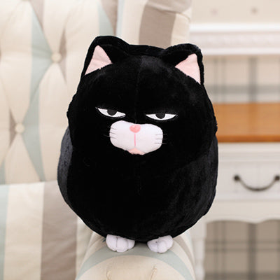 angry cat plush