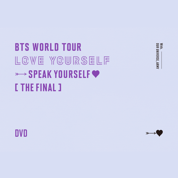 [DVD] BTS WORLD TOUR 『LOVE YOURSELF SPEAK YOURSELF' THE FINAL』 BTS