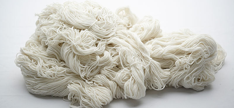 Soft, squishy Eden Valley Biodynamic knitting wool