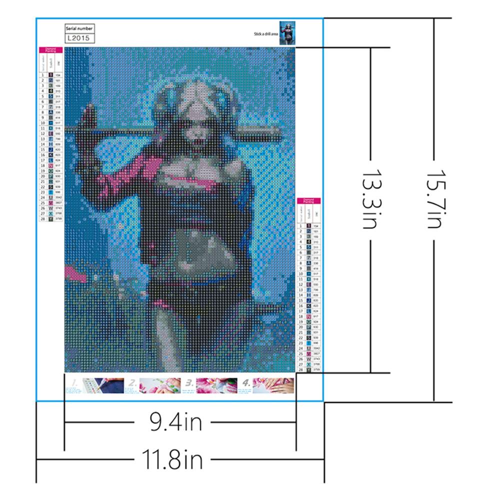 The Joker Girl | Full Round Diamond Painting Kits