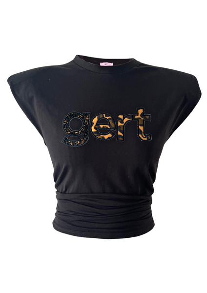 
  Leopard Gert T-shirt Black – Gert-Johan Coetzee
