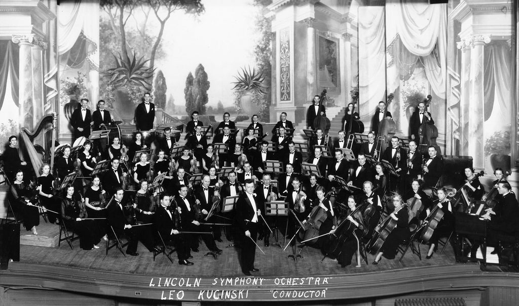 The Lincoln Symphony Ochestra, circa 1935. -- Nebraska State Historical Society
