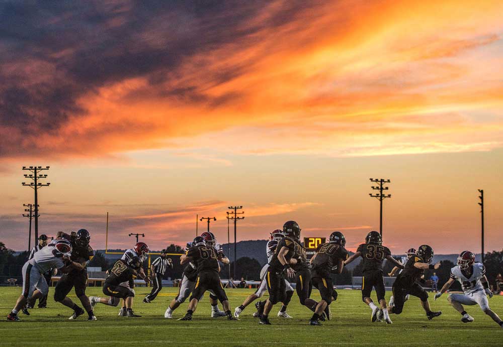 Cover Announced Prep Rally The History of Arkansas High School Footb