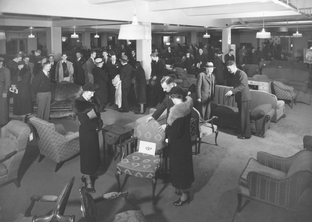 The furniture department at Meier & Frank in 1937.