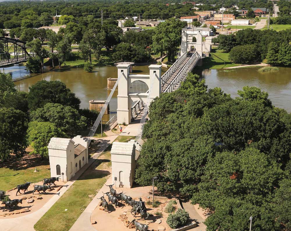 The Waco Suspension Bridge