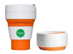 Collapsible cup orange