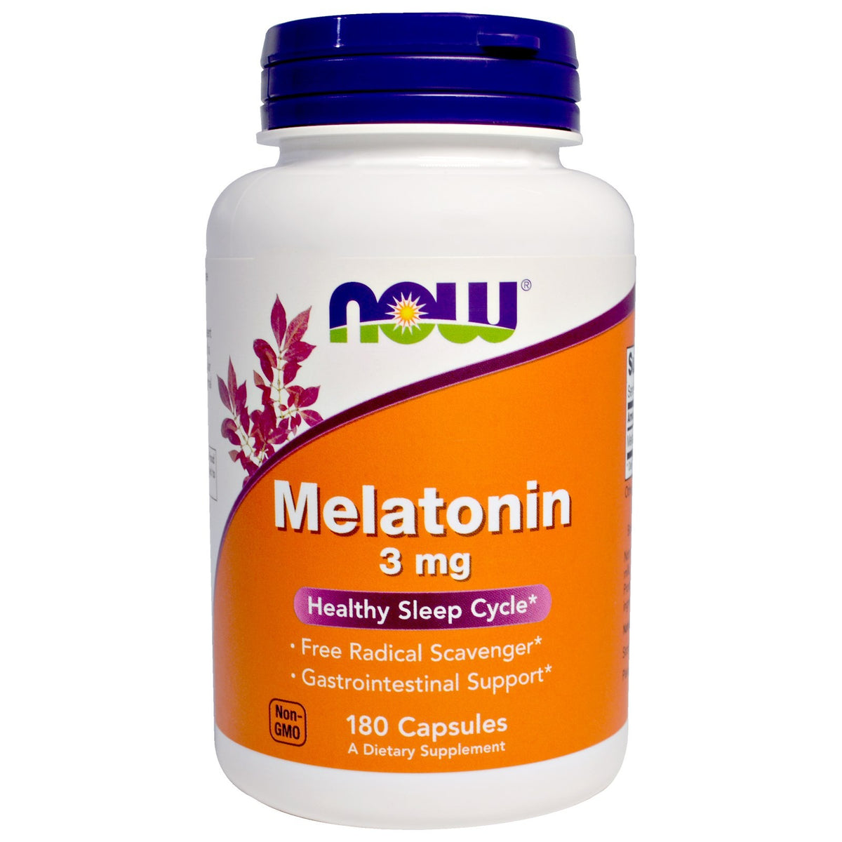 Melatonin Now Foods 3 mg, 180 Capsules Australia Melatonin 3 mg