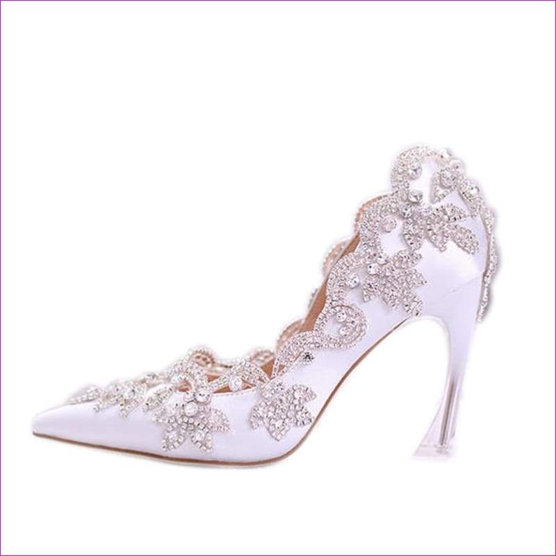 diamond bridal shoes