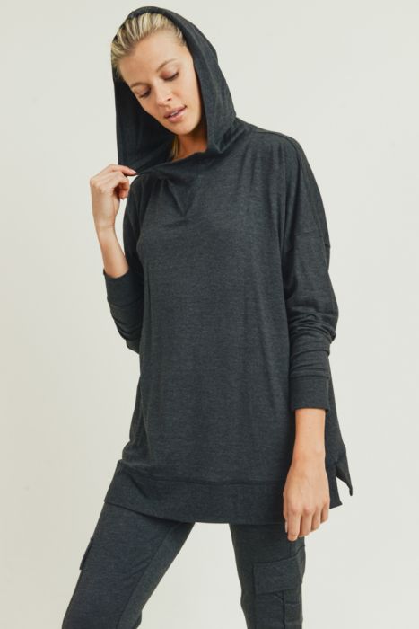 hoodie with oversized sleeves