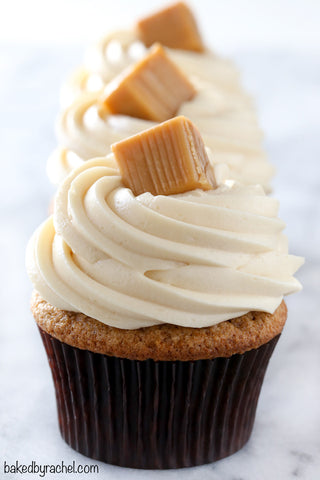 Simple Yet Sophisticated Classy Cupcake Ideas for Adults - Apple Butter Caramel Cupcake