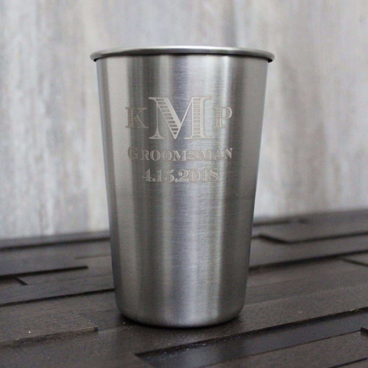 Best Man Gift 11 Pack Custom Engraved Stainless Tumblers- 20 oz Groomsman Gift Personalized Stainless Tumbler