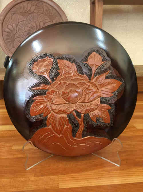 Nikko bori plate flower