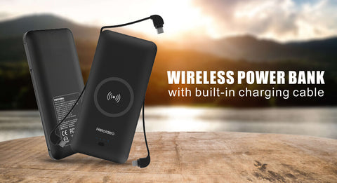 wireless power bank 5000mah heloideo