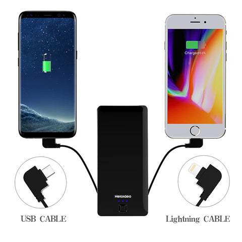 power bank with Type C and lighting cable PB085E
