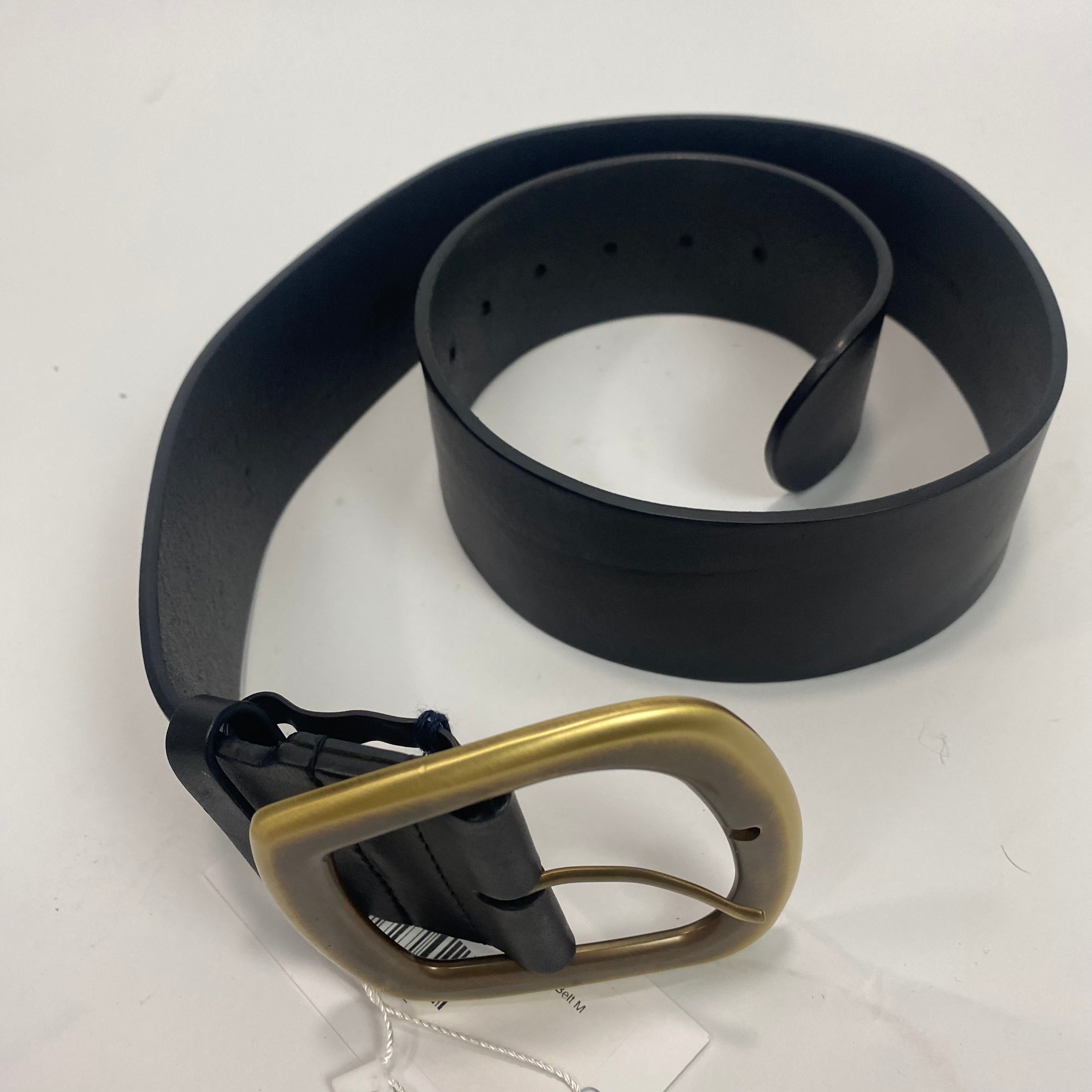 Gabriela Hearst New £410 Black Leather Buckle Simone Belt S