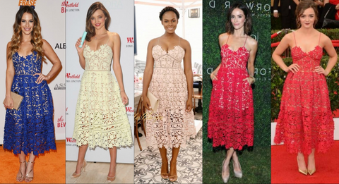 Celebrities wearing Self-Portrait Azalea Dress