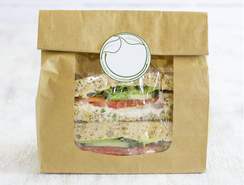 Eco-friendly stickers for sandwich bags