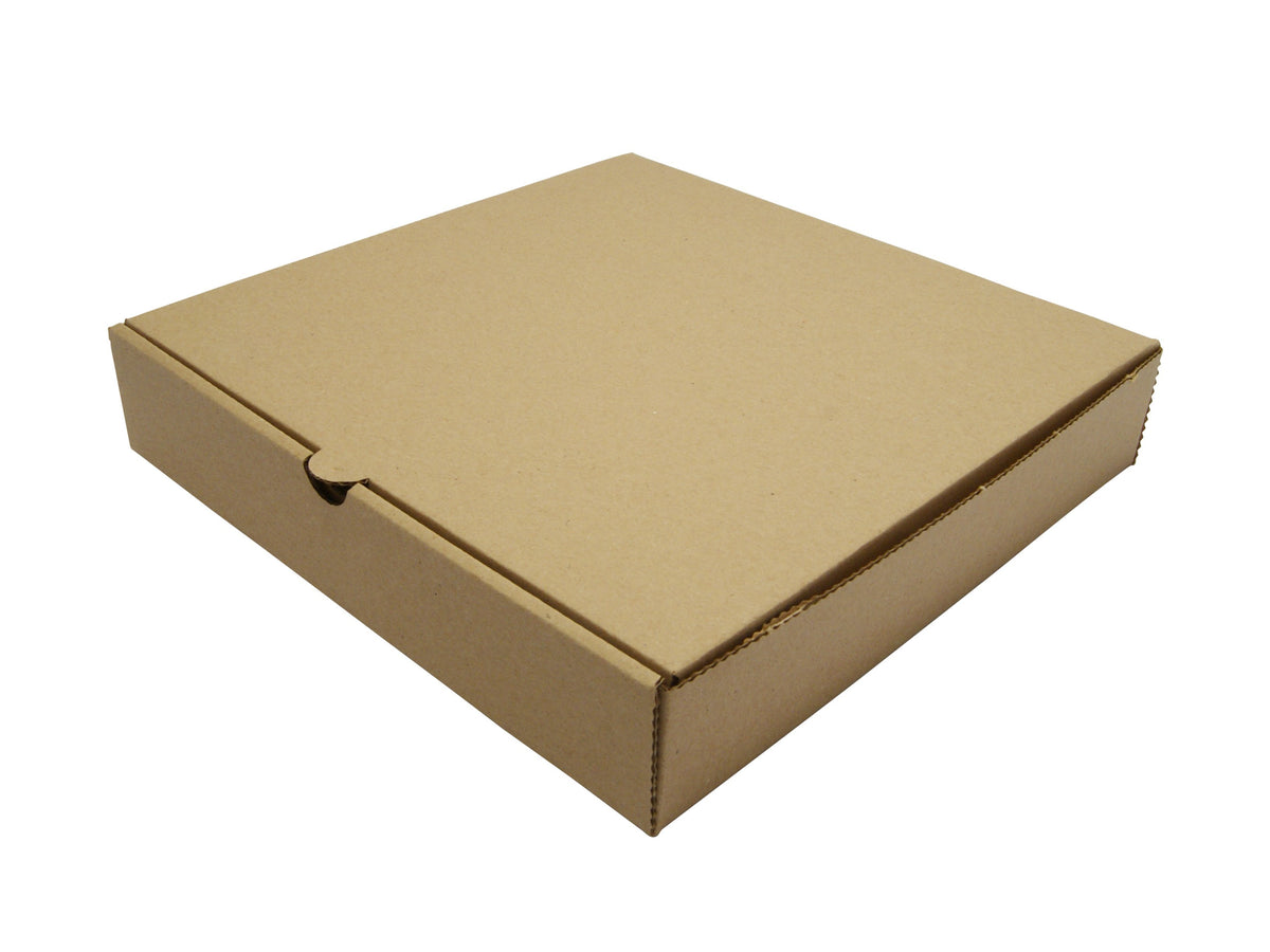 Compostable Kraft Brown Pizza Boxes Green Man Packaging