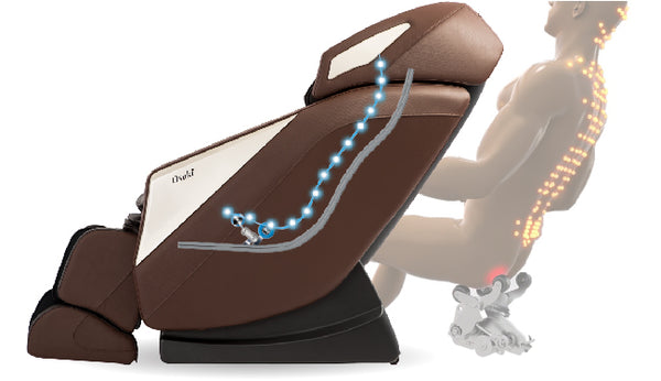 Osaki OS Pro Omni Full Body Recining Massage Chairs with L Track Rollers & 6 Massage Styles