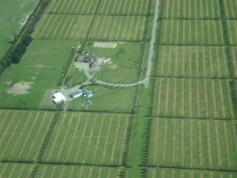 Tunlaw Farm from the air