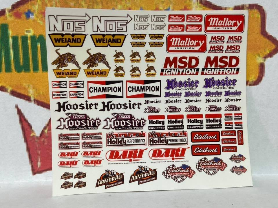 custom diecast decals