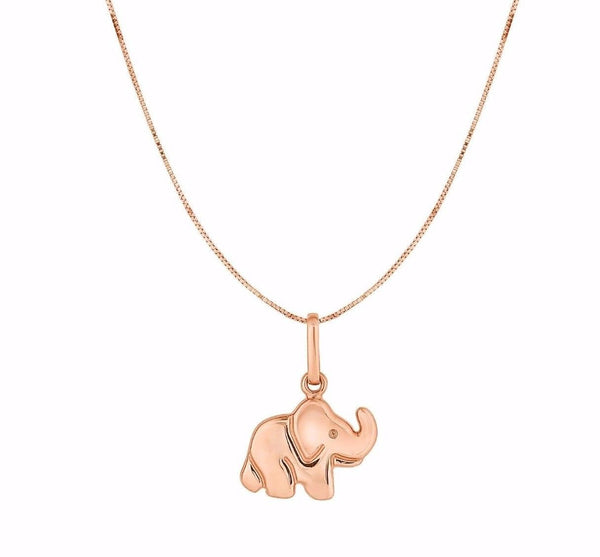 gold elephant necklace tiffany