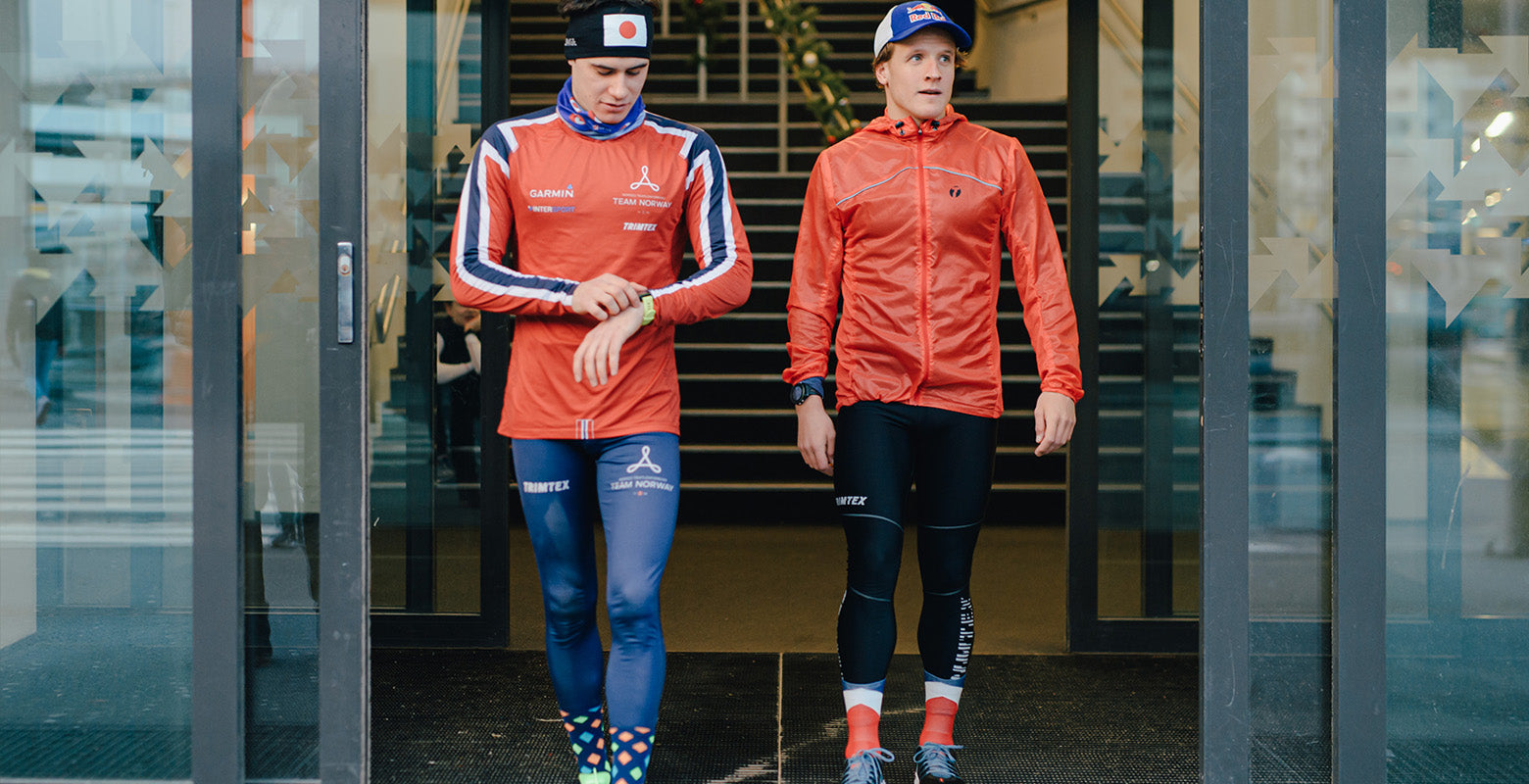 partnership between gustav iden and kristian blummenfelt and german triathlon socks brand incylence