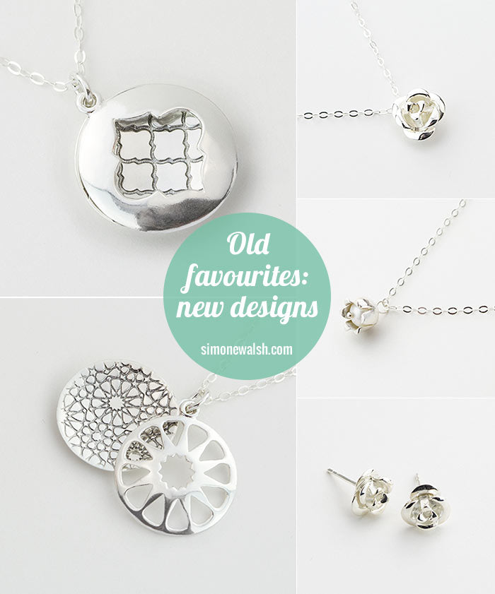 New favourites: jewellery in sterling silver and pearls.