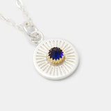 Birthstone pendant: sapphire - Simone Walsh Jewellery Australia }}