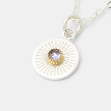 Birthstone pendant: tanzanite - Simone Walsh Jewellery Australia }}