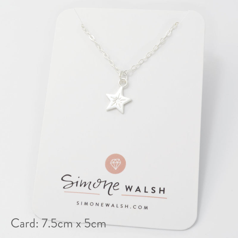 Little star pendant - Simone Walsh Jewellery Australia