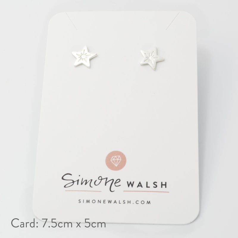Little star stud earrings - Simone Walsh Jewellery Australia