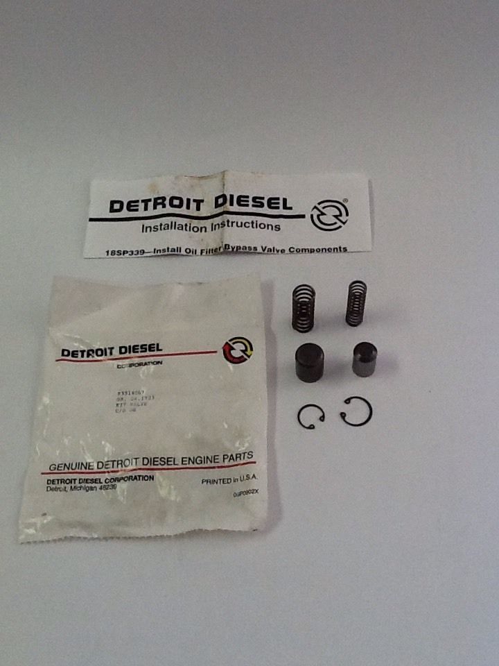 Detroit Diesel Oil Filter Bypass Valve Kit 23514067 Nos