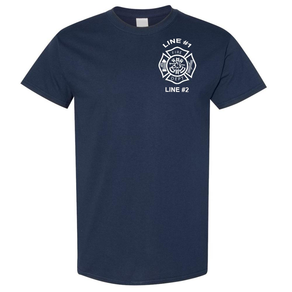 Fire Dept Custom Duty Shirt