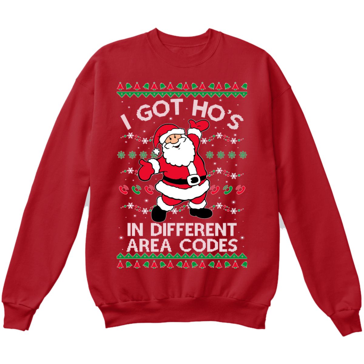 santa claws sweatshirt